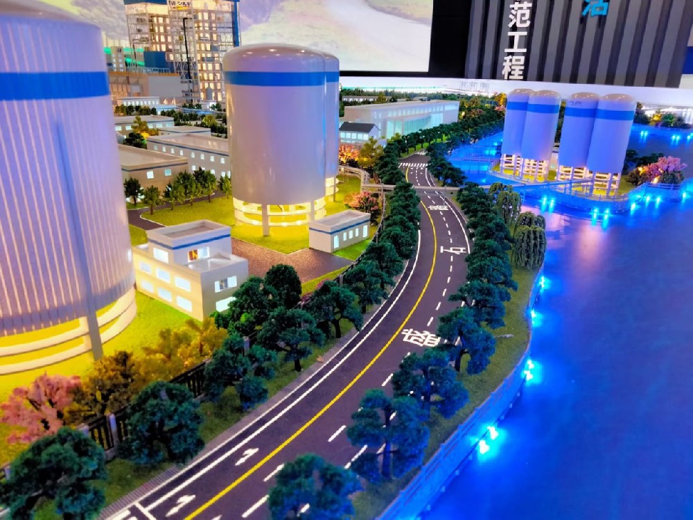 海外化工厂综合开发项目规划模型制作案例